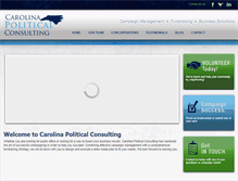 Tablet Screenshot of carolinapoliticalconsulting.com